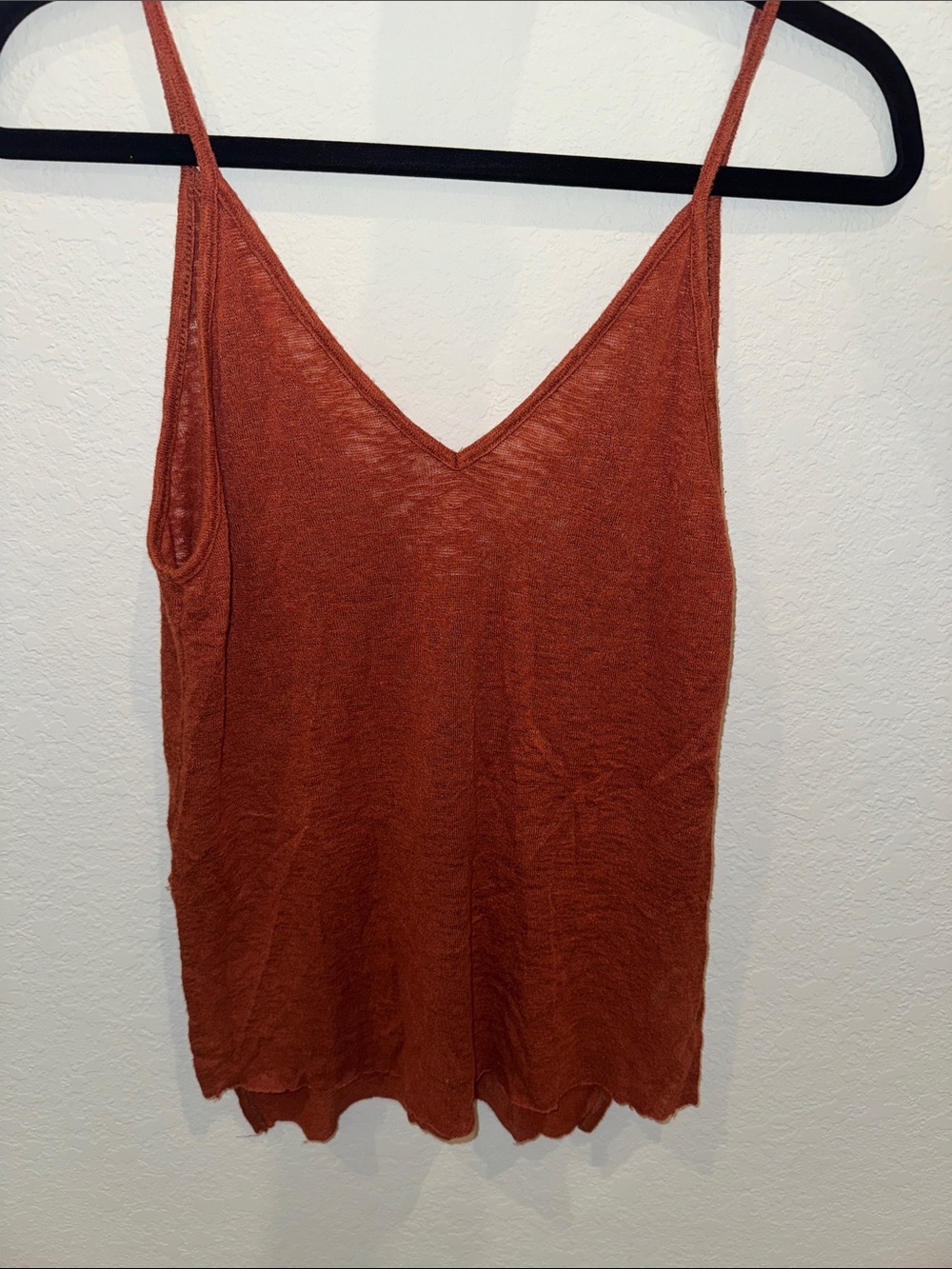 Urban Outfitters Textured Rust tank top. Vintage look